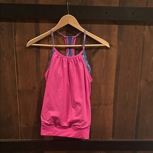 Ivivva Dark Pink Fully Lined Tank Girls Size 10